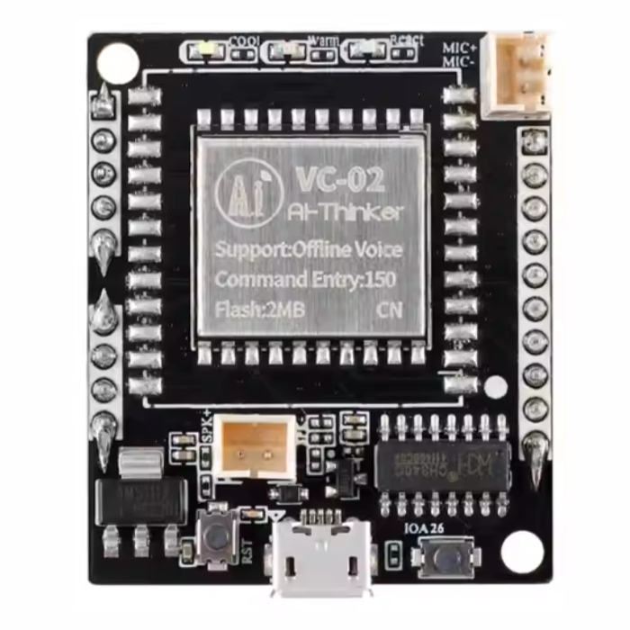 Ai-Thinker VC-02 Offline Speech Recognition Module -Speech Recognition Sensor -Biomedical Sensor -Robocraze