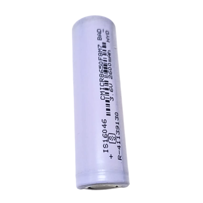 3.6V 2600mAh 18650 Battery