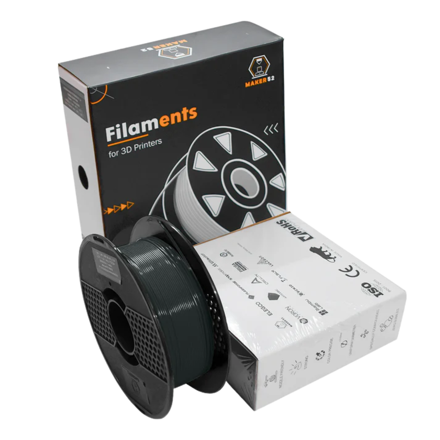 1.75mm HS PLA+ Filament Premium 3D Printer Material Midnight Grey Color -3D Printers/Pens -Filaments -Robocraze
