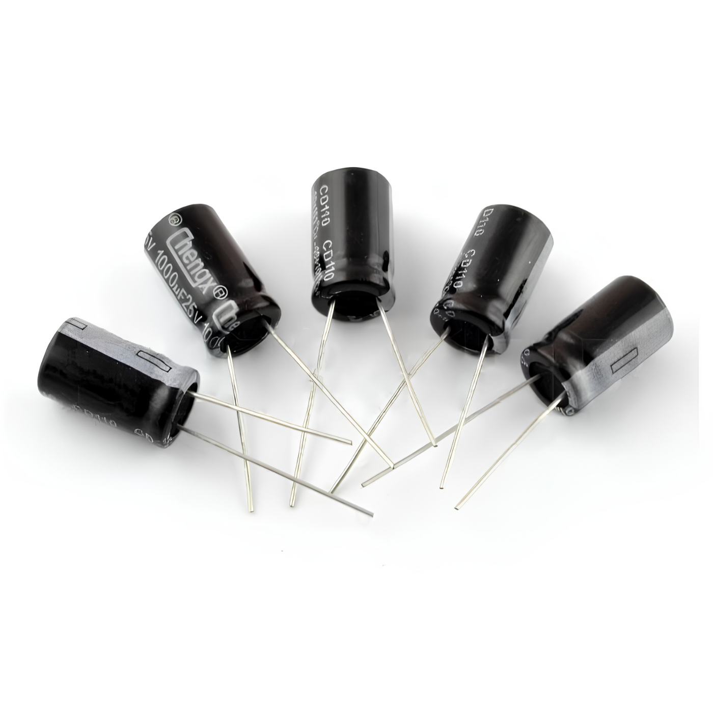 1000uF 25V Electrolytic Capacitor – Through Hole DIP -Basic Components -Robocraze