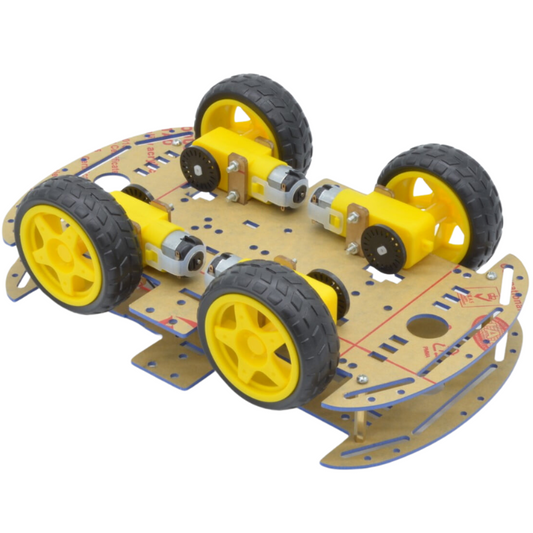 4WD Four Wheel Drive Kit - A Smart Robot Car with Chassis