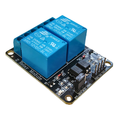 12V 2-Channel Relay Module with Optocoupler Isolation -Electronic Modules -Relays- 12V Relay -Robocraze