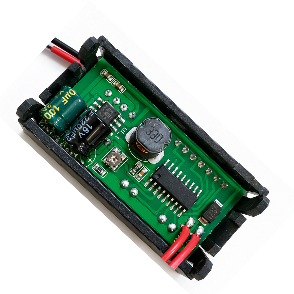 12V Dual USB Digital Voltmeter Panel Module -Electronic Components -Multimeter -Robocraze