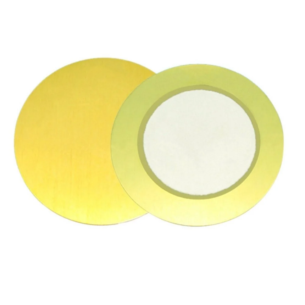12V Piezo Buzzer Plate (27mm) – High-quality 27mm piezo plate for projects -Electronic Components - Robocraze