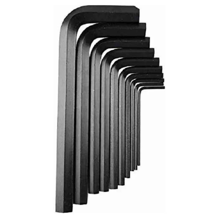 MULTITEC Hex Short Allen Key Standard Set 1.5-10 MM (Set of 10)-Robocraze
