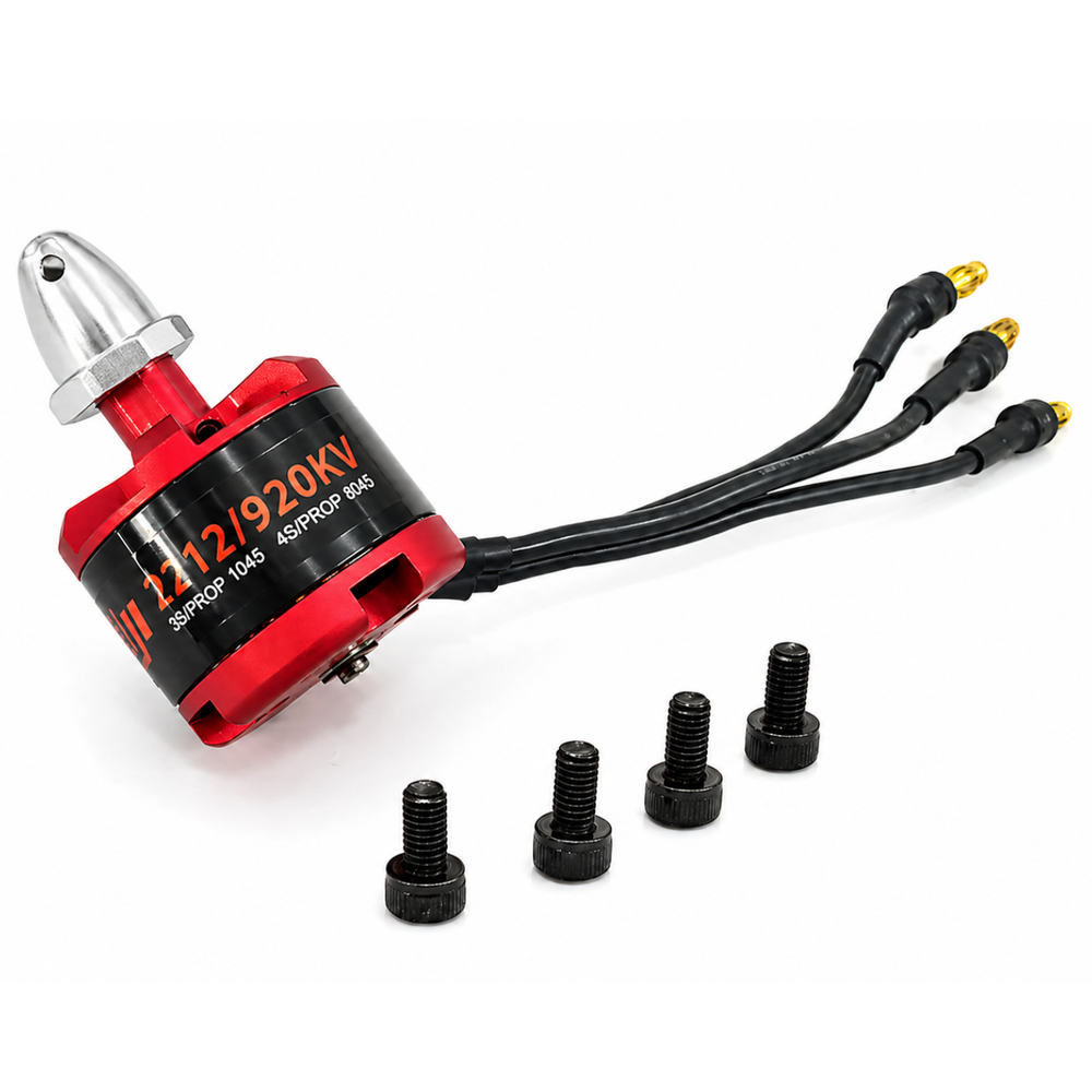 2212 920KV Brushless Motor – Silver CCW -Drone Parts -Drone Motors -Drone/UAV -Robocraze