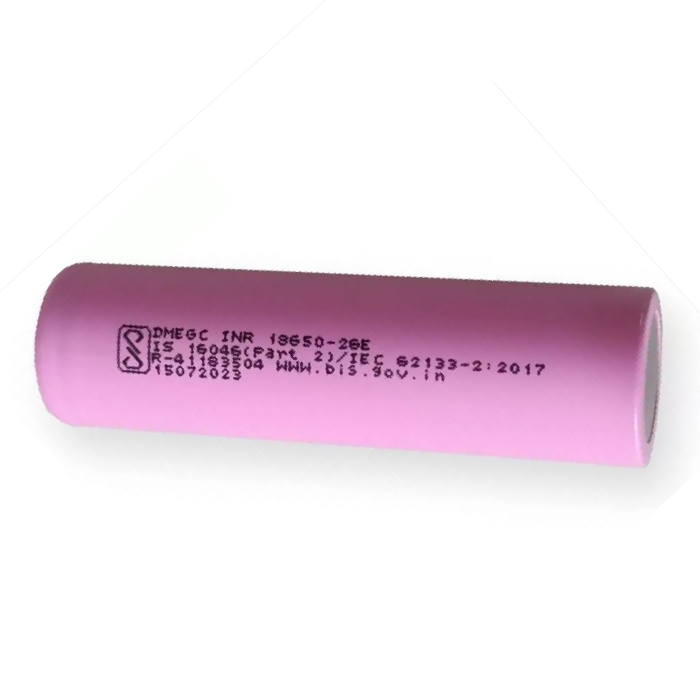 3.6V 2600mAh 18650 Battery – Reliable Li-ion battery with 3.6V output. -Lithium Battery -Robocraze