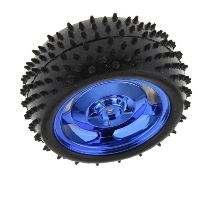 85mm Large Robot Wheel – High-traction wheels for smart car projects. -Robot Wheels and Chassis -Robocraze