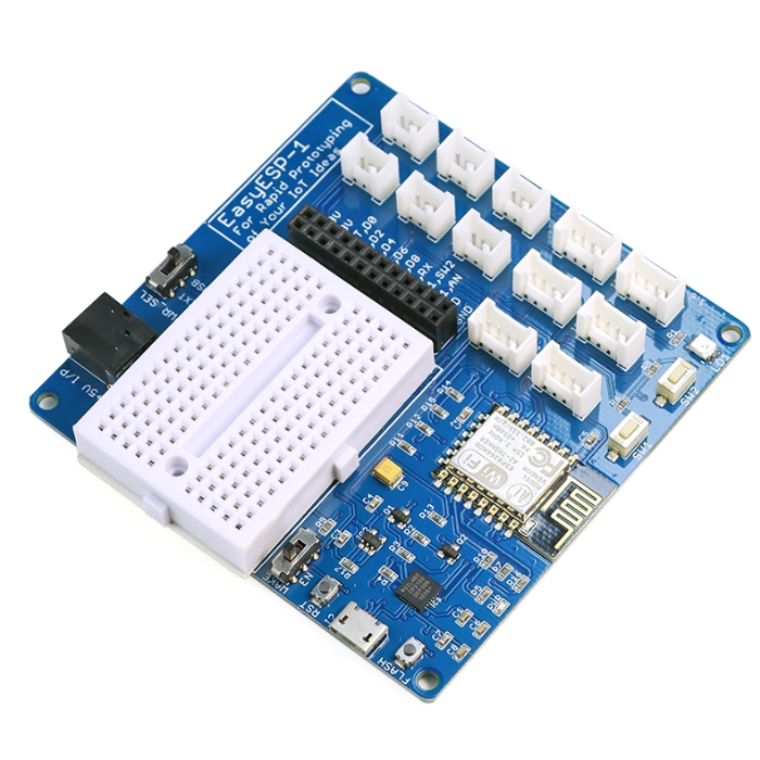 ELECROW EasyESP-1: Rapid Prototyping WiFi ESP8266 Experimenter Board - Easy Programming, GPIO Access, Breadboard-picture-19