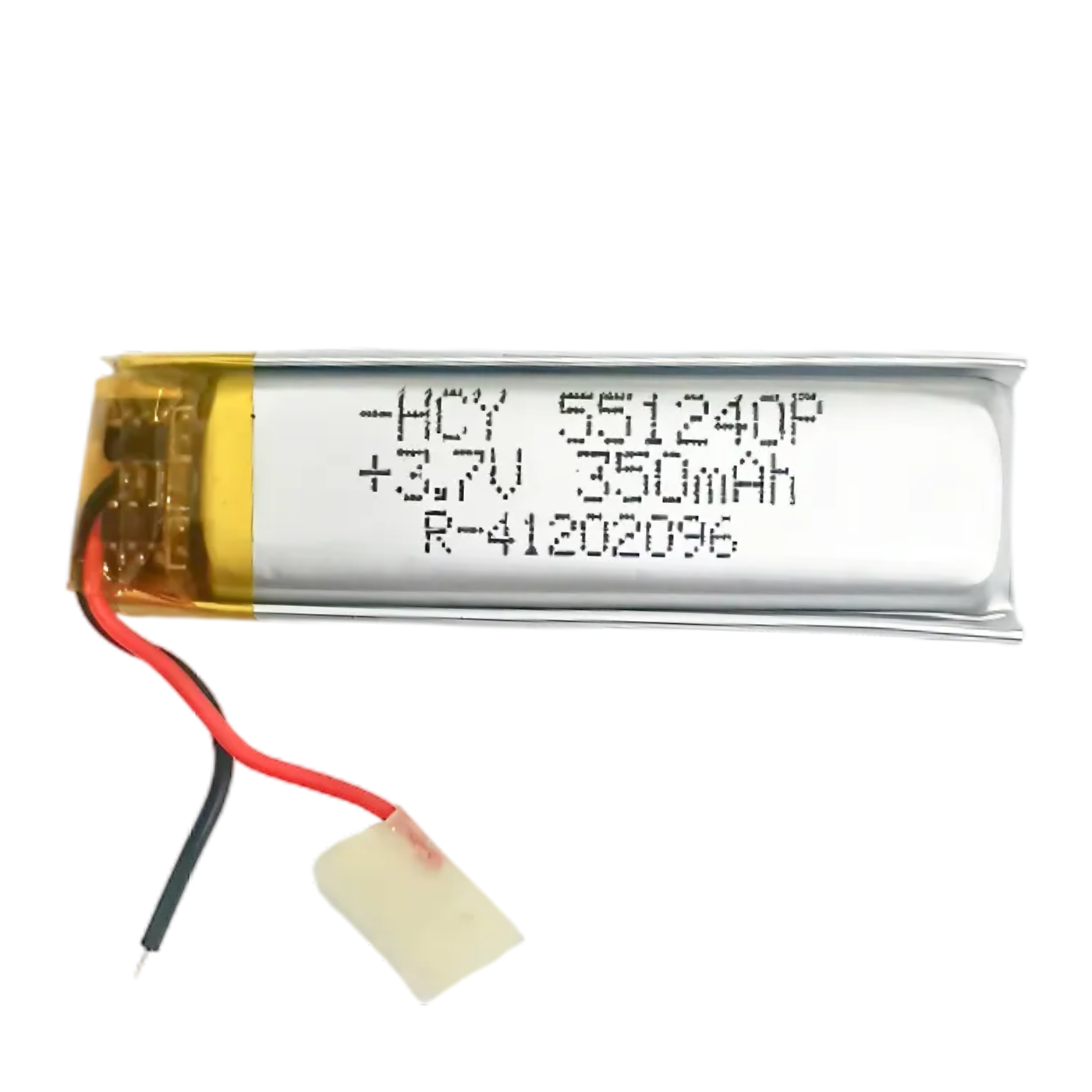 Witty Fox 350mah Rechargeable 3.7v LiPo Battery -Lithium Polymer Battery for Drone -Robocraze