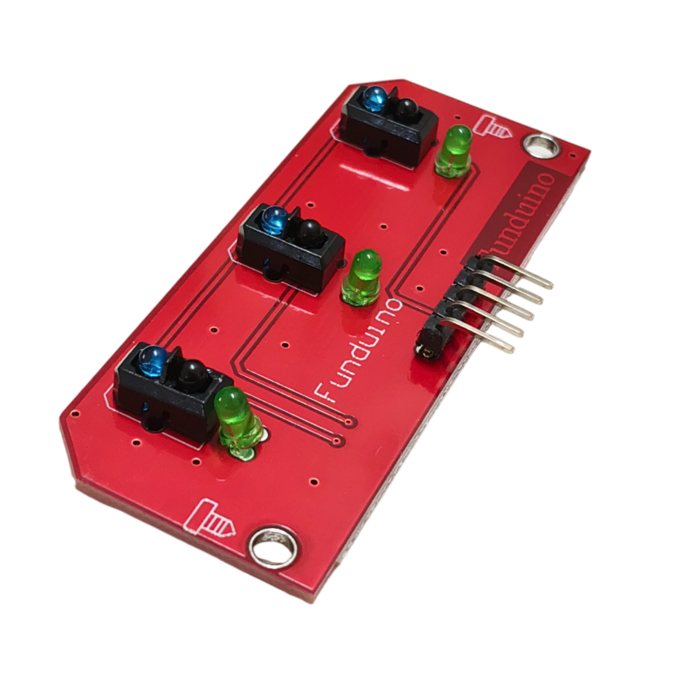 3 Channel IR Infrared CTRT5000 Line Detection Module – Compact IR sensor for robotics. -IR Distance Sensor -Robocraze