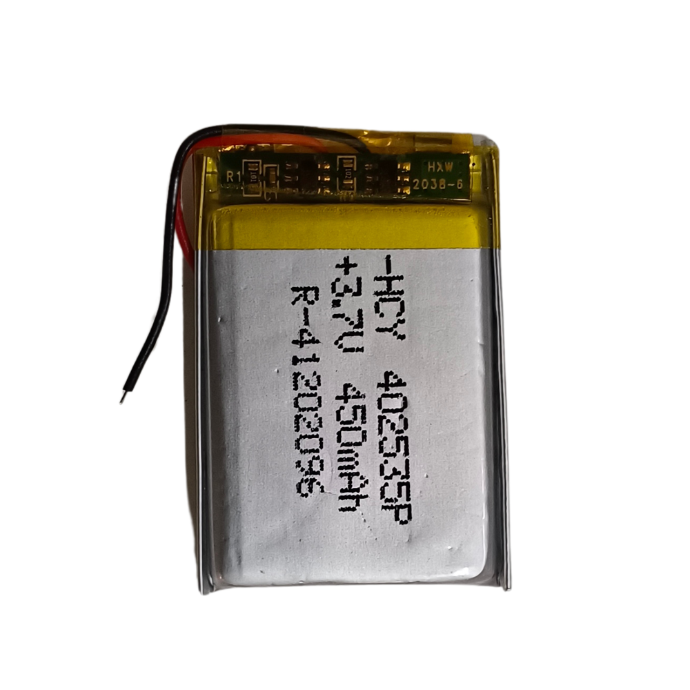 450mAh 3.7V LiPo Rechargeable Battery - Drone Parts - LiPO Batteries - Robocraze