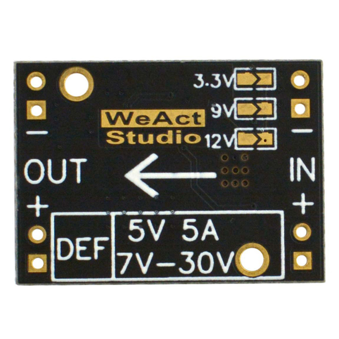 Multi-output DC-DC buck converter module for 3.3V, 5V, 9V, and 12V power supply -Robocraze