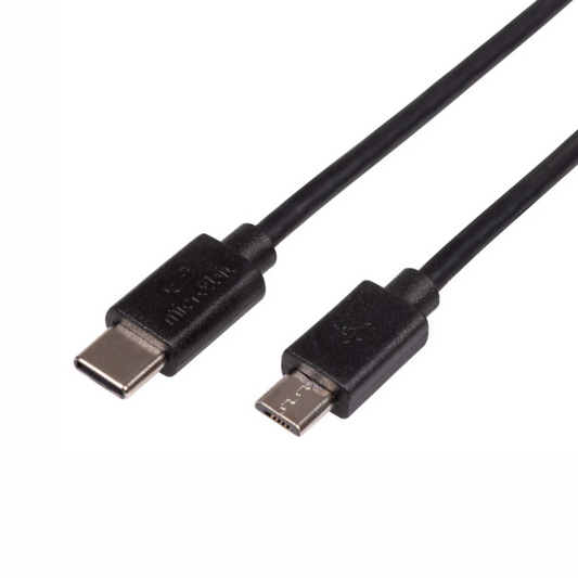 Micro:bit USB-C to Micro USB Cable (Black) – USB-C to Micro USB cable. -Development Board -BBC Micro:Bit -Robocraze