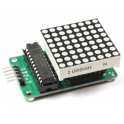 MAX7219 8x8 LED Dot Matrix Display Module - Robocraze