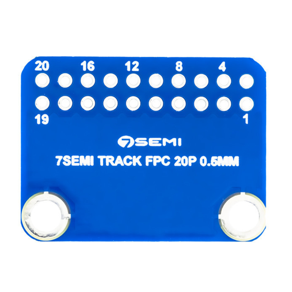7Semi 0.5mm FFC FPC Connector Breakout Board (20 Pin) -Electronic Modules -Breakout Boards -Robocraze