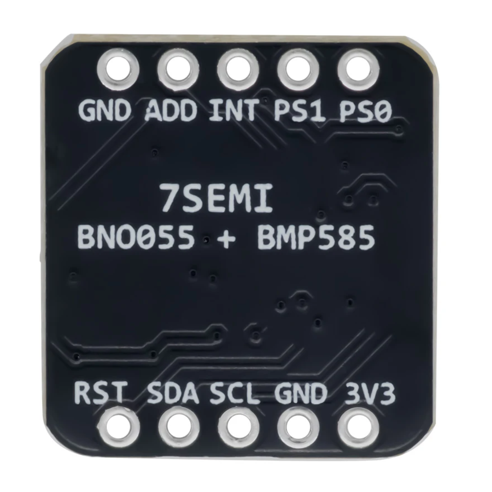 7Semi BNO055 + BMP585 10DOF Orientation Sensor Module - Accelerometer, Gyroscope, Magnetometer & Barometer -Sensors -Accelerometers & Gyro Sensors -Robocraze