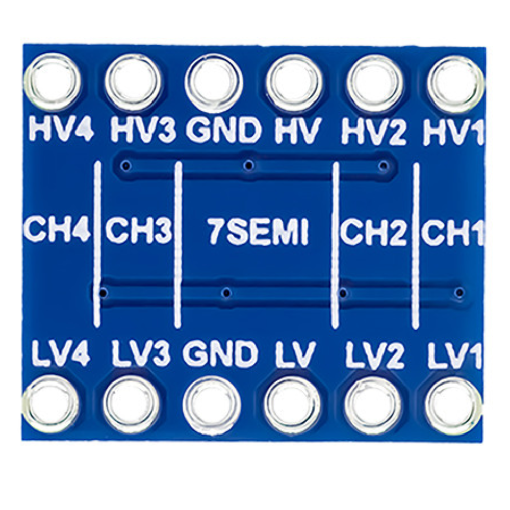 7Semi BSS138 4-Ch I2C Bi-directional Logic Level Converter Breakout -Electronic Modules -Logic Level Converters -Robocraze