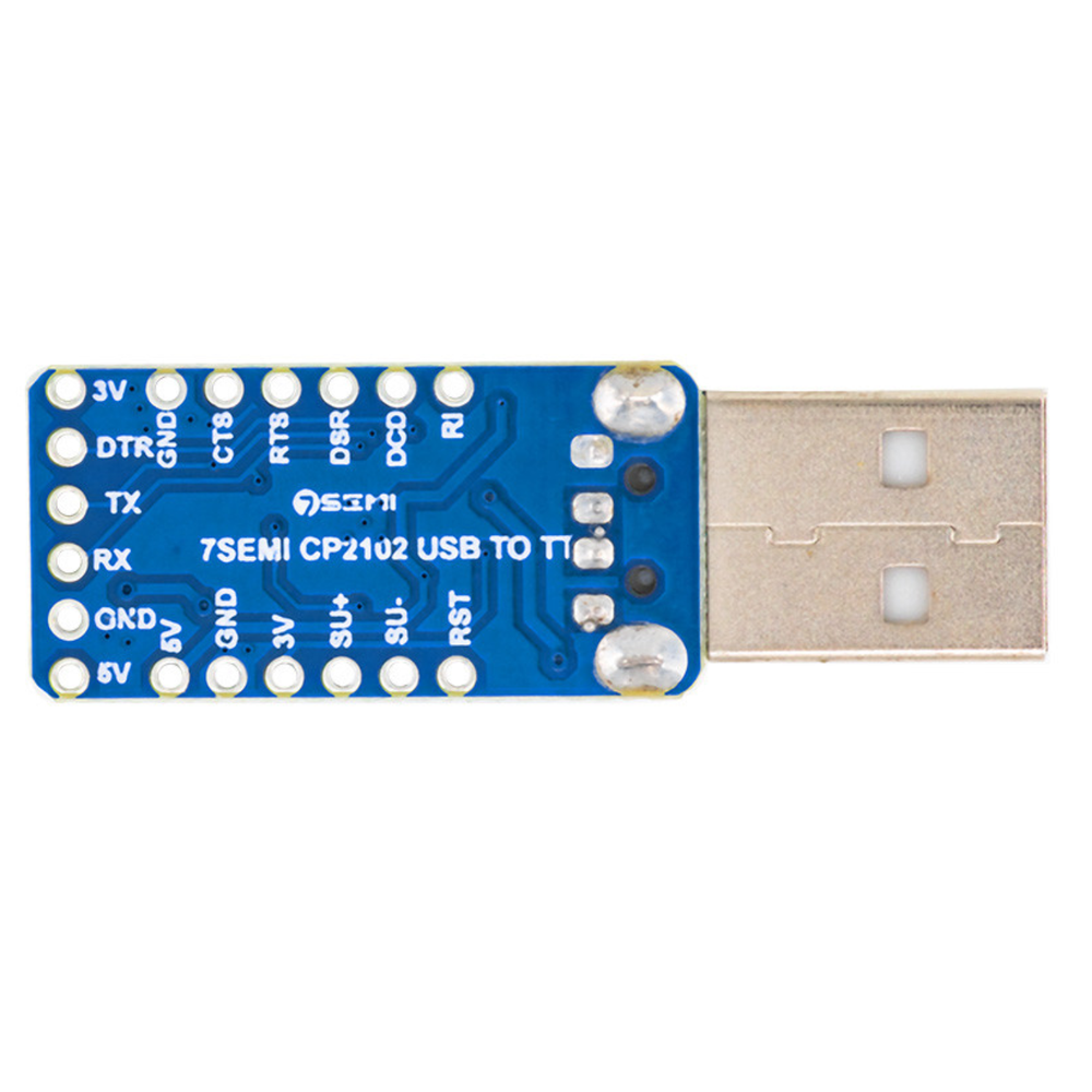 7Semi CP2102 USB to UART TTL Converter Communication Breakout Module -Microcontrollers -Data Converts -Robocraze