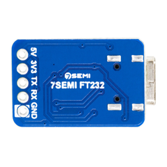 7Semi Compact FT232 USB-C UART (TTL) Communication Module -Cables -USB Cable -Data Converters -Robocraze