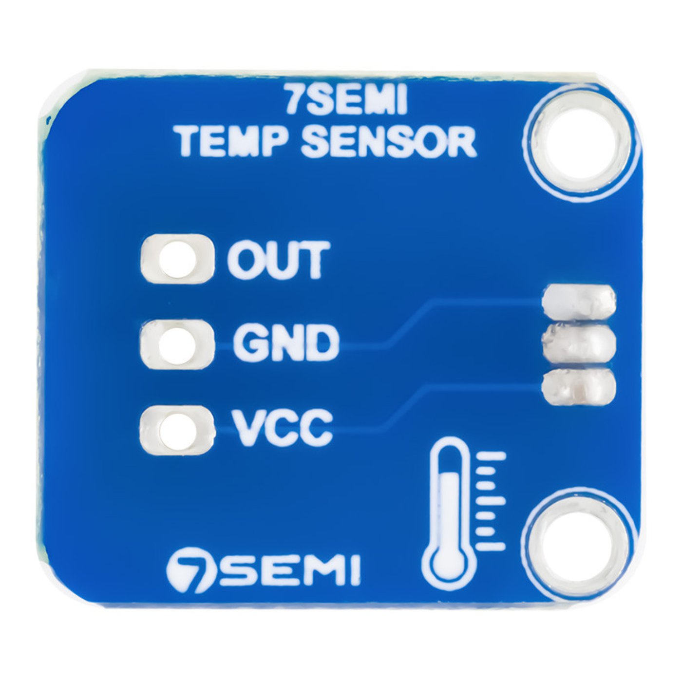 7Semi DS18B20+ 1-Wire Digital Temperature Sensor Breakout Board with 3Pin Connector -Electronic Modules - Breakout Boards - Robocraze