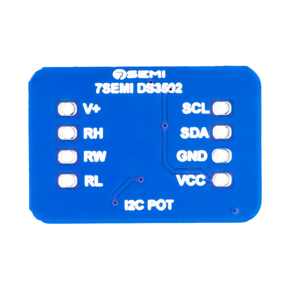7Semi DS3502 I2C Digital 10K Potentiometer Breakout Module -Electronic Modules -Breakout Boards -Robocraze