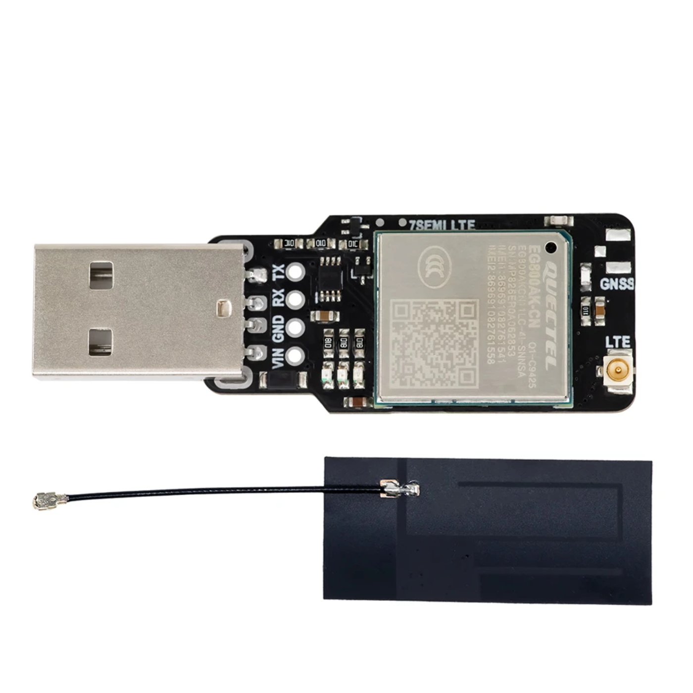 7Semi EG800AK-CN LTE Cat 1 USB Cellular Modem -IoT & Wireless Modules -GSM, GPS & GPRS Modules -Robocraze