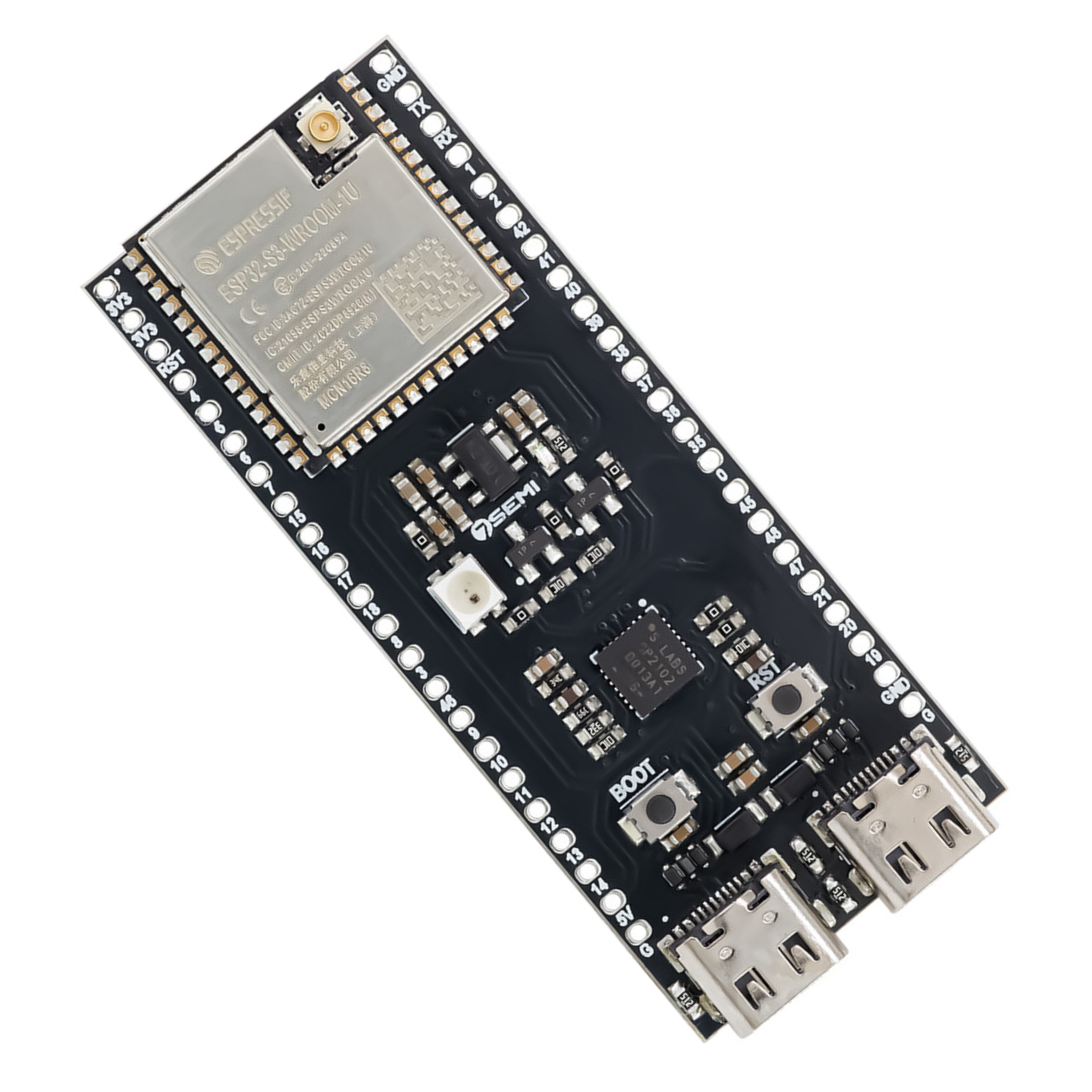 7Semi ESP32-S3-WROOM-1U-N16R8 WiFi Bluetooth Module with IPEX Connector 16MB Flash 8MB PSRAM - Robocraze
