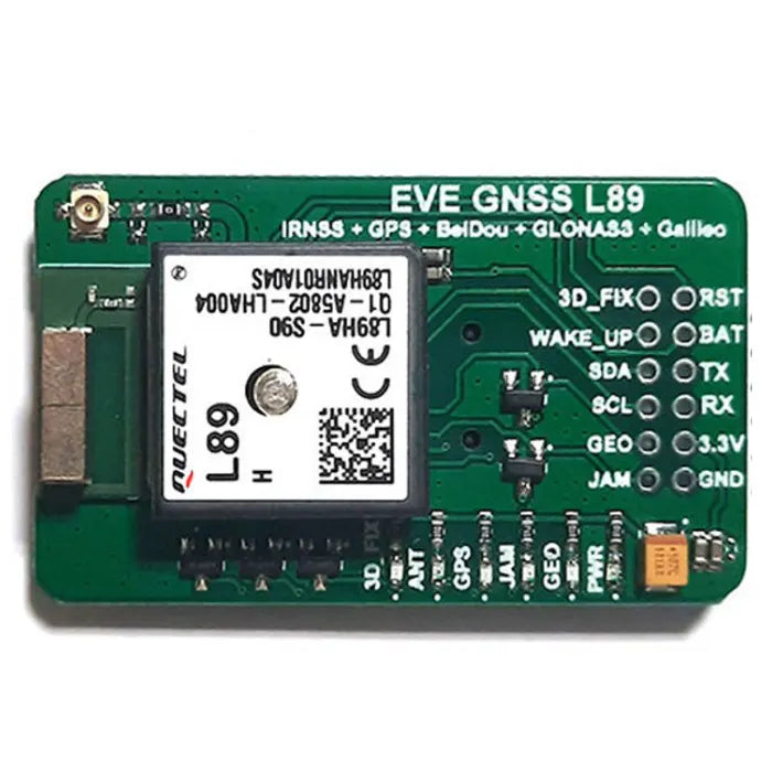 7Semi L89HA Multi-GNSS Breakout Module for GPS, IRNSS, GLONASS, BeiDou, Galileo & QZSS -GNSS Module -Arduino Breakout Board -Robocraze