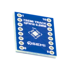 7Semi LGA16 QFN16 0.5mm Breakout Adapter PCB - Breakout Adapters - Robocraze
