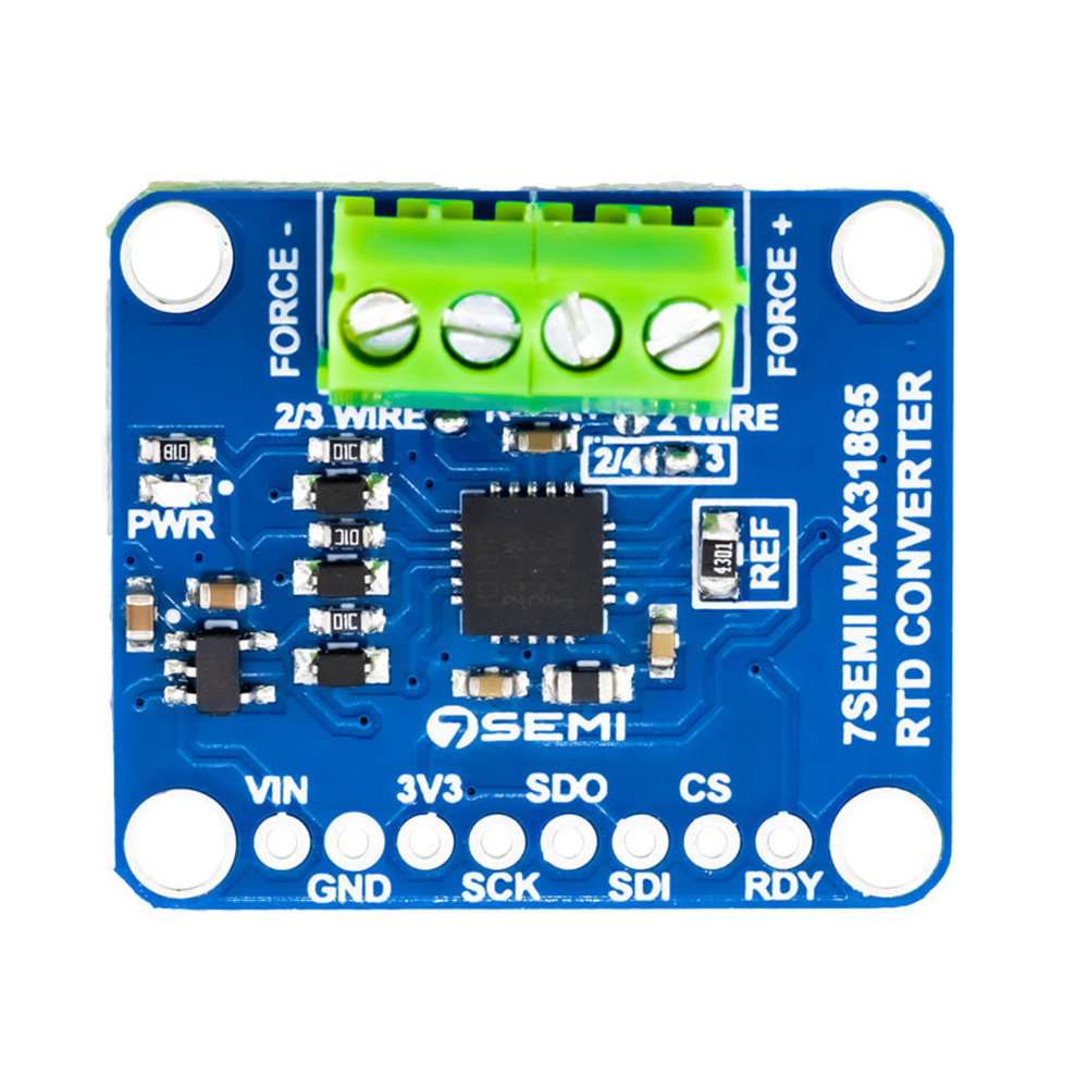 Dimension Max31865 Module 7Semi MAX31865 PT1000 RTD 3-Wire Temperature Sensor Amplifier Breakout ...