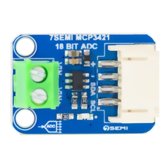7Semi MCP3421 18-Bit Analog-to-Digital Converter for Weighing Scales -Electronic Modules -Breakout Boards -Robocraze
