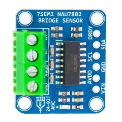 7Semi NAU7802 24bit I2C ADC Bridge Sensor Module for Weigh Scales -Electronic Modules -Breakout Boards -Robocraze