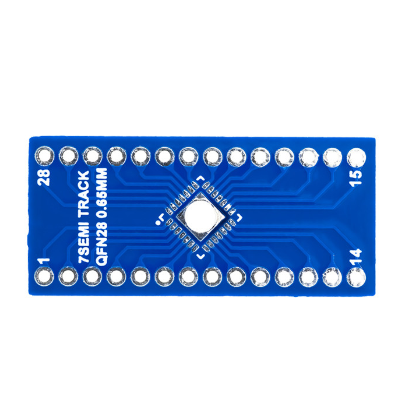 7Semi QFN28 Breakout Board Adapter PCB - Electronic Modules - Breakout Boards - Robocraze