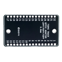 7Semi QFP32/TQFP32 0.8mm Adapter Board SMD to DIP Converter for STM & AVR -Electronic Modules -Breakout Boards -Robocraze