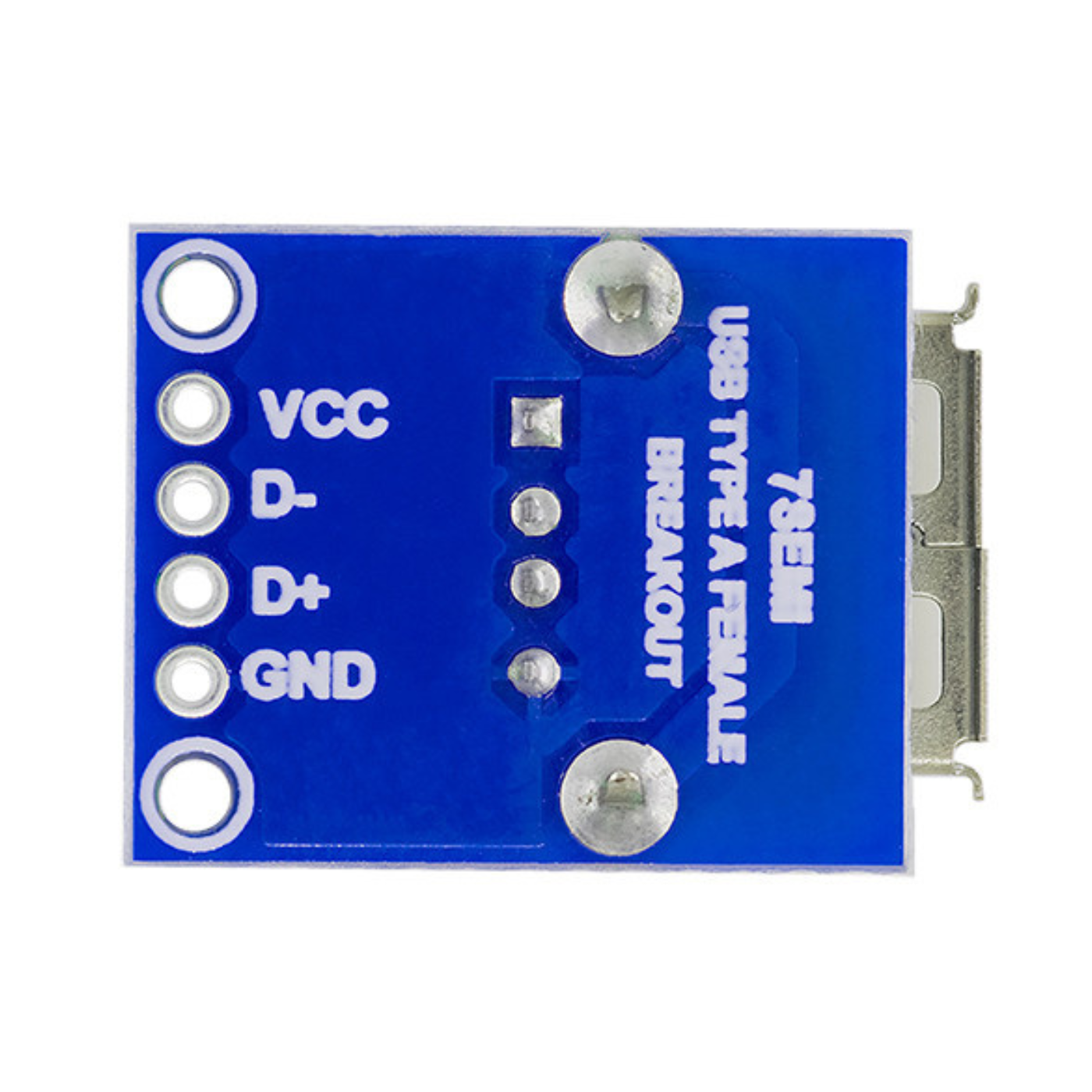 7Semi USB Type-A Female Connector​ Breakout Board -Electronic Modules -Breakout Boards -Robocraze