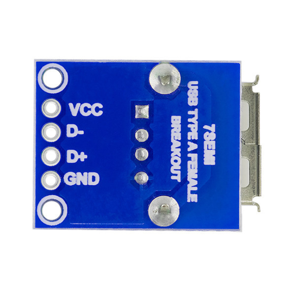 7Semi USB Type-A Female Connector​ Breakout Board -Electronic Modules -Breakout Boards -Robocraze