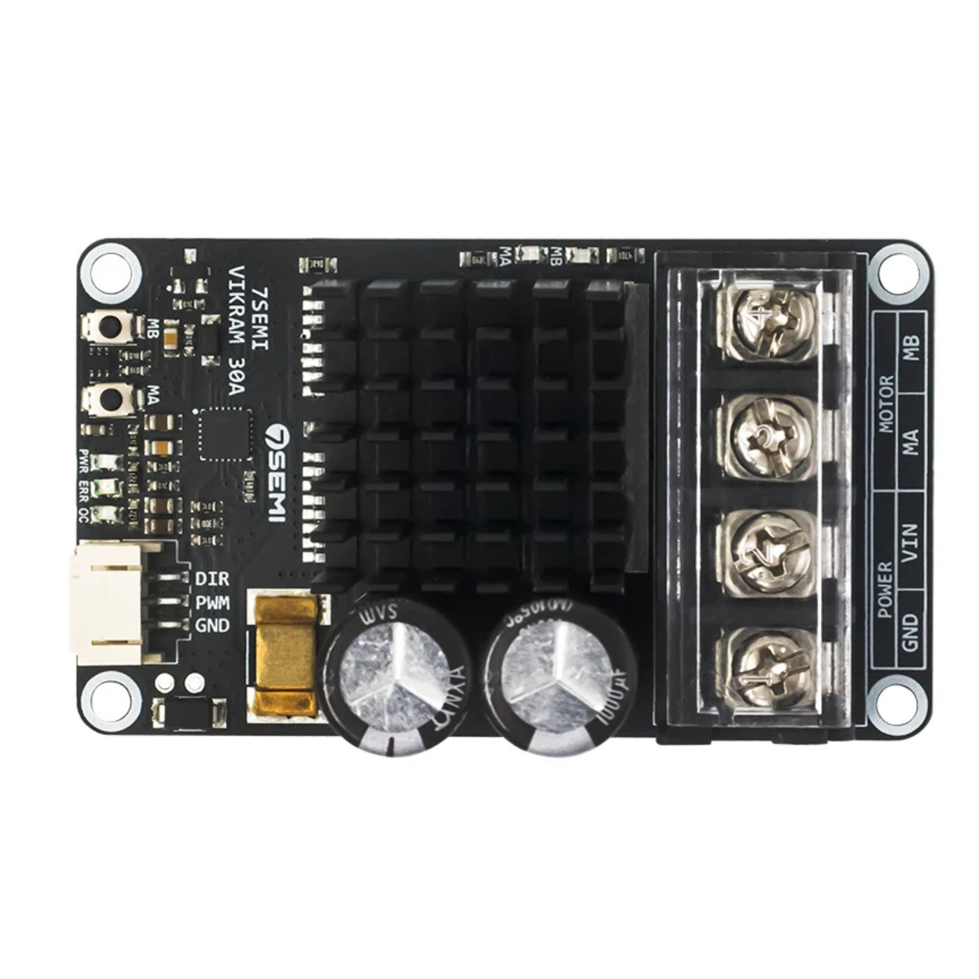 7Semi Vikram 3230 7V-32V 30A Single-Channel Brushed DC Motor Driver -Motors & Mechanical -Motor Drivers -Robocraze