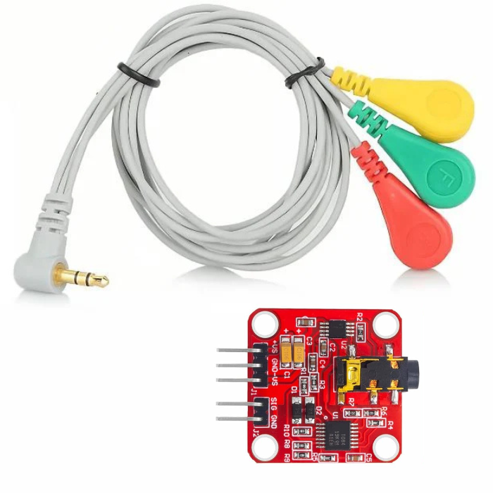 Emg Kit Arduino Muscle Sensor Kit for Arduino - EMG Signal Detection Module – Robocraze