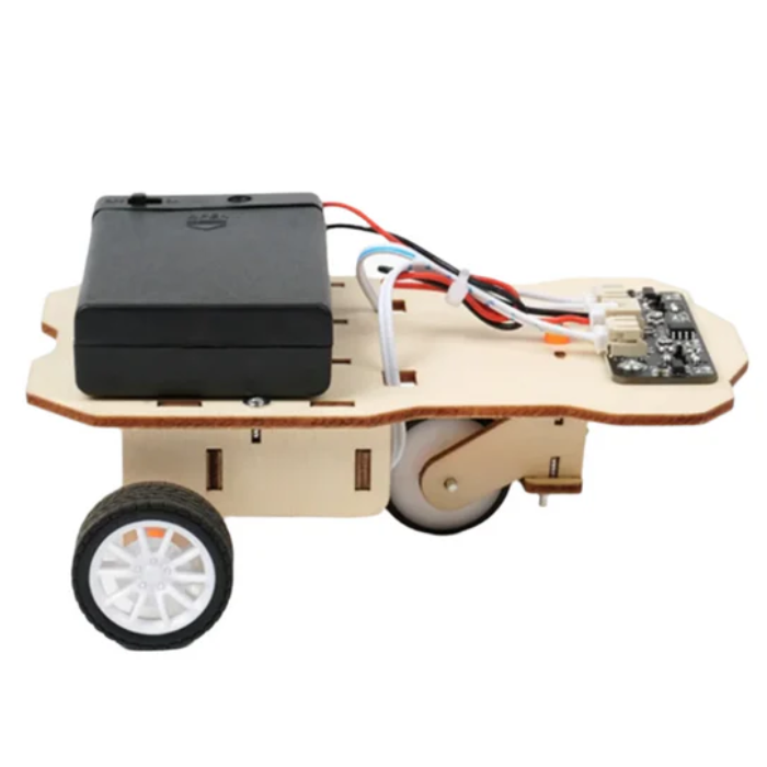 Wooden Educational Puzzle Tracking DIY Car Kit for Kids -STEM Toy -Robocraze