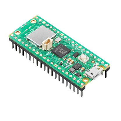 Official Raspberry Pi Pico WH – Compact Raspberry Pi Board with pre-soldered headers. -Robocraze