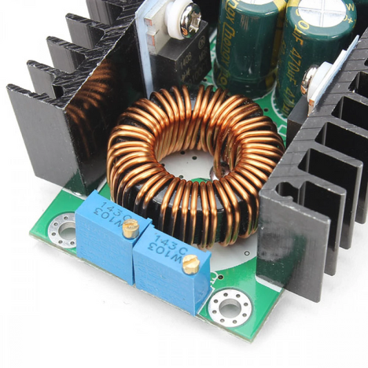 12A 300W DC-DC Buck Converter – 300W buck module for precise voltage regulation. -Power Converter -Robocraze