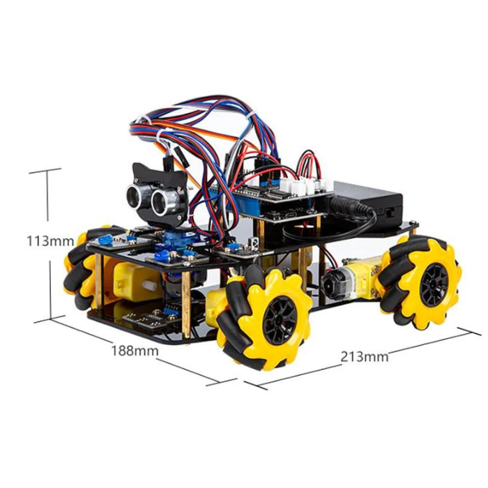 ACEBOTT ESP32 4WD Smart Robot Car Kit for Arduino - Robocraze