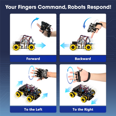 ACEBOTT QD023 Motion-Sensing Glove with Encoders & Accelerometer & Enhanced ESP32 Controller -DIY Kits -Robotic Kits -Robocraze