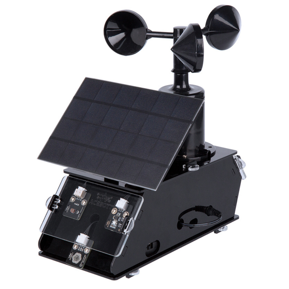 ACEBOTT QE011 ESP32 IOT Weather Station Starter STEM Kit Compatible with Arduino -DIY Kits -Robotic Kits -Robocraze