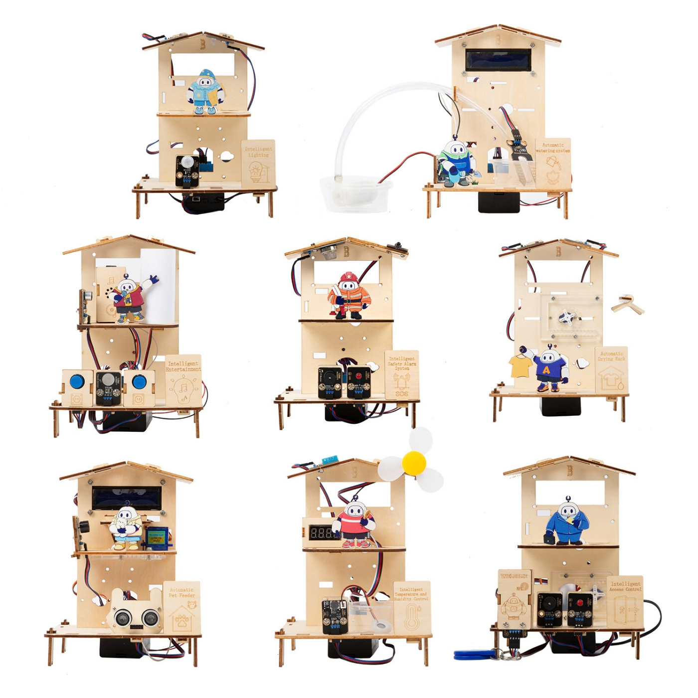 ACEBOTT QE035 IOT Smart Home Display Kit for STEM Education - Year 1 -DIY Kits -Robot Kits -Robocraze