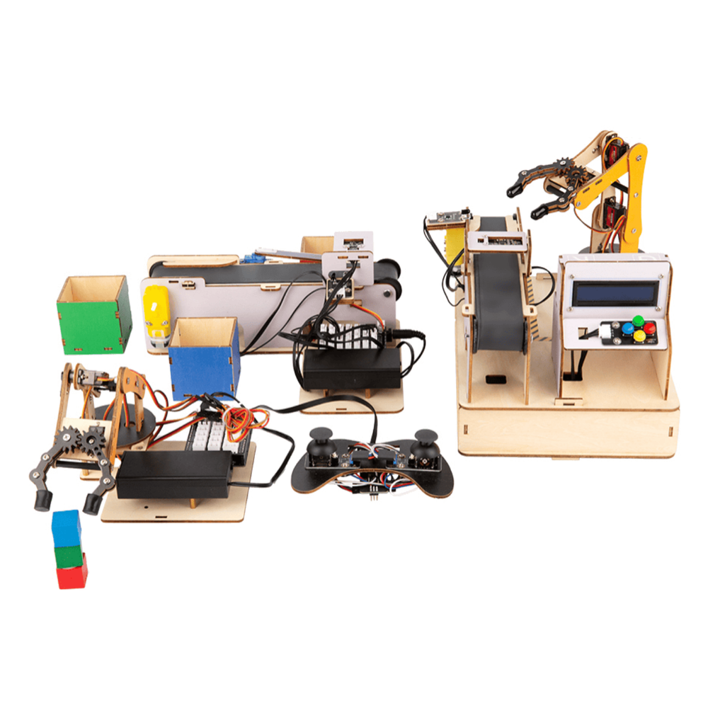 ACEBOTT QE037 Smart Factory STEM Display Kit with Sandbox -DIY Kits -Robot Kits -Robocraze