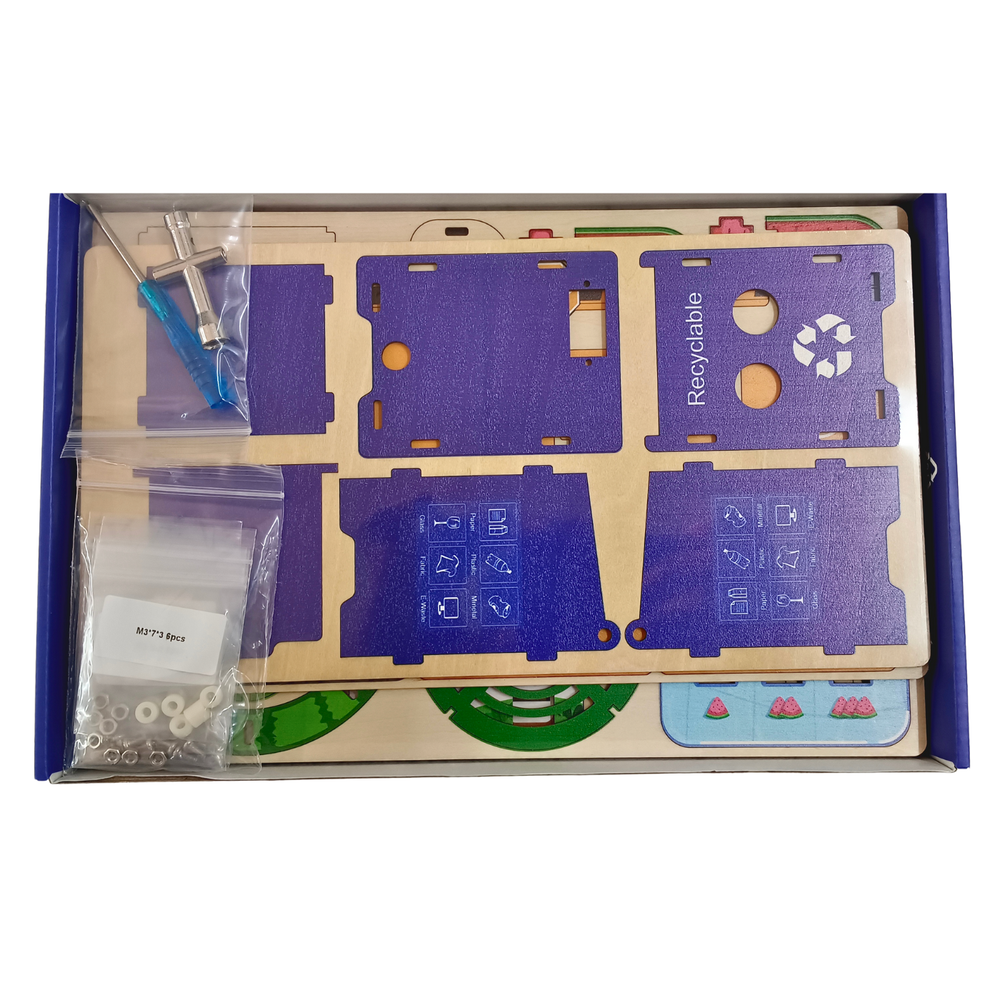 ACEBOTT QE201 Wooden Board for ESP32 Basic Starter Kit (Expansion Pack) -STEM Kits -Robocraze