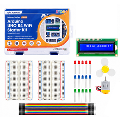 ACEBOTT QE207 Arduino UNO R4 Wi-Fi Starter Kit (Without UNO R4 Wi-Fi Board) -DIY Kits -School Kits -Robocraze