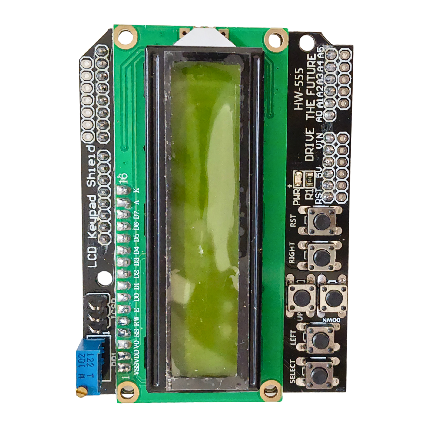 Arduino 16X2 LCD Keypad Shield – Compact Arduino shields with LCD & keypad for automation. -Robocraze